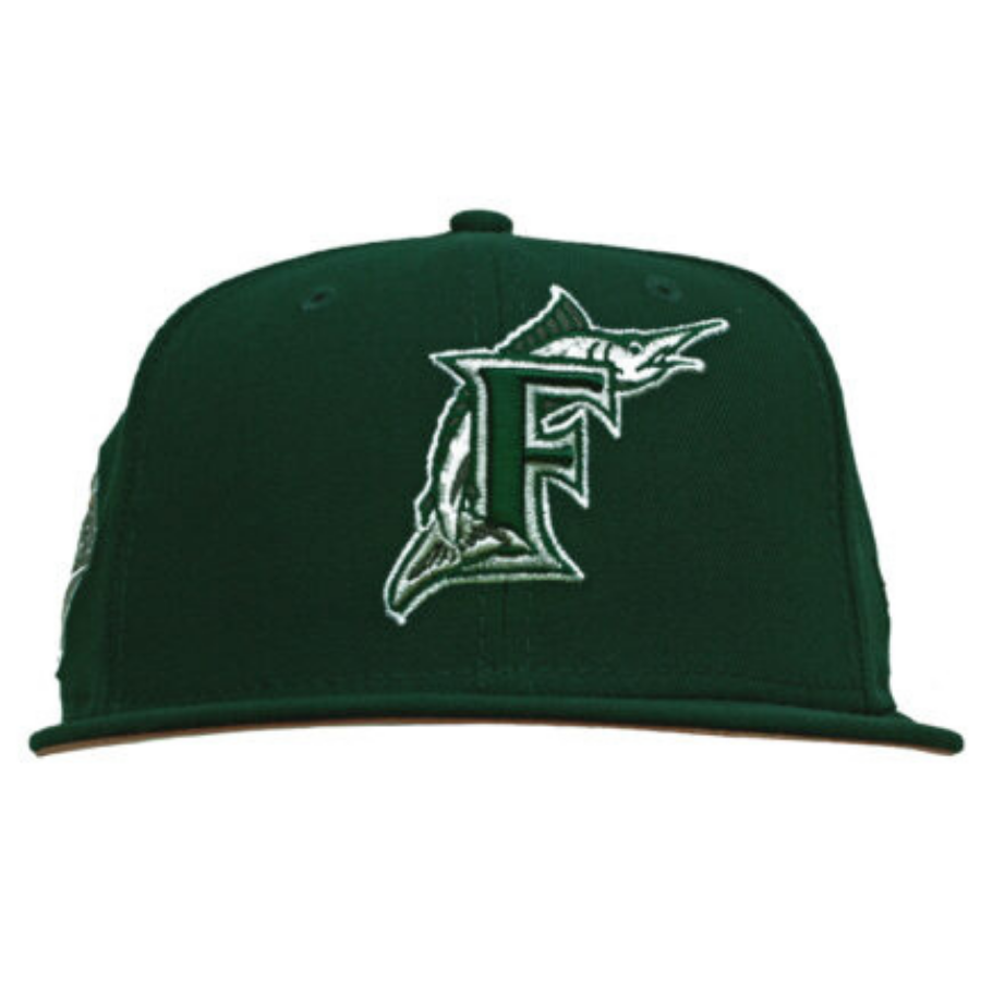 New Era Florida Marlins Dark Green/Peach World Series 59FIFTY Fitted Hat