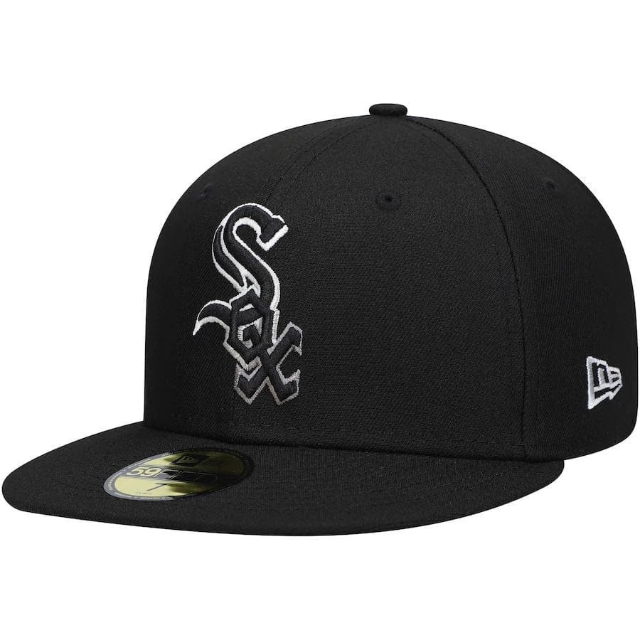 New Era Chicago White Sox Black Color Dupe 59FIFTY Fitted Hat
