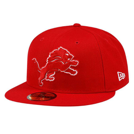 Red detroit lions hat sales