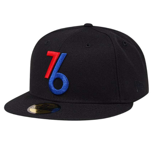 New Era Philadelphia 76ers Black City Edition 2021 59FIFTY Fitted Hat