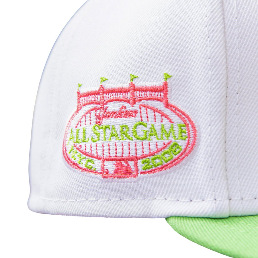 New Era New York Yankees White/Lime Green 2006 All-Star Game 59FIFTY Fitted Hat