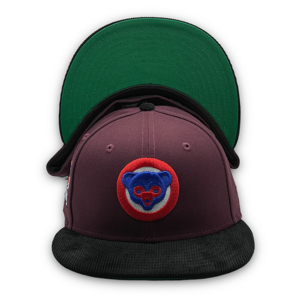 New Era Chicago Cubs 1990 All-Star Game Maroon/Black Corduroy 59FIFTY Fitted Hat