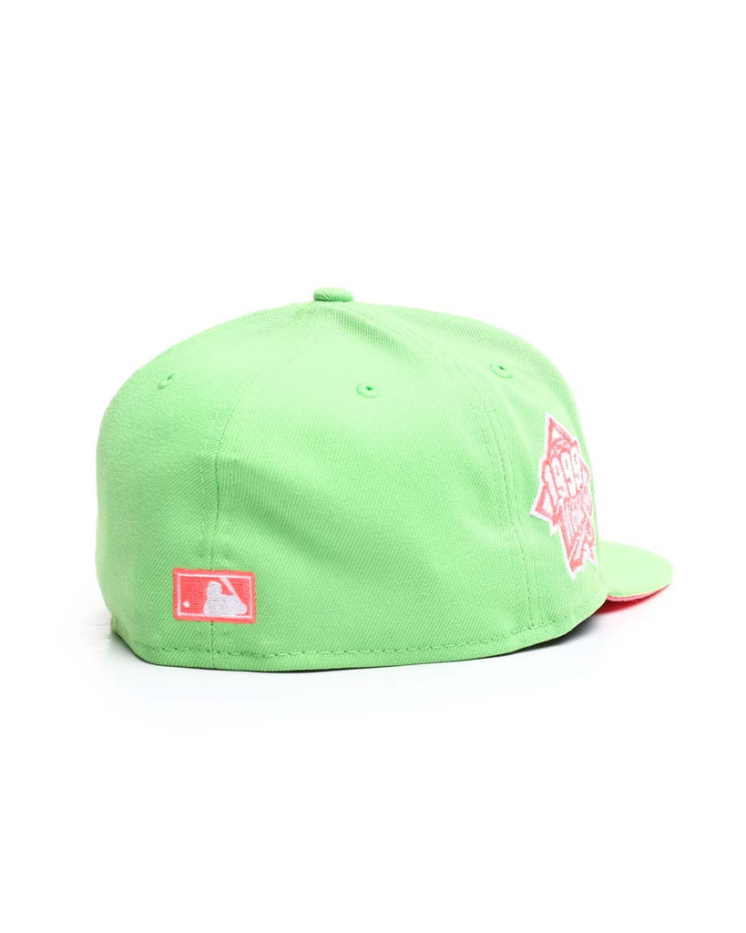 New Era New York Yankees Lime Green 1999 World Series Neon Pink UV 59FIFTY Fitted Hat