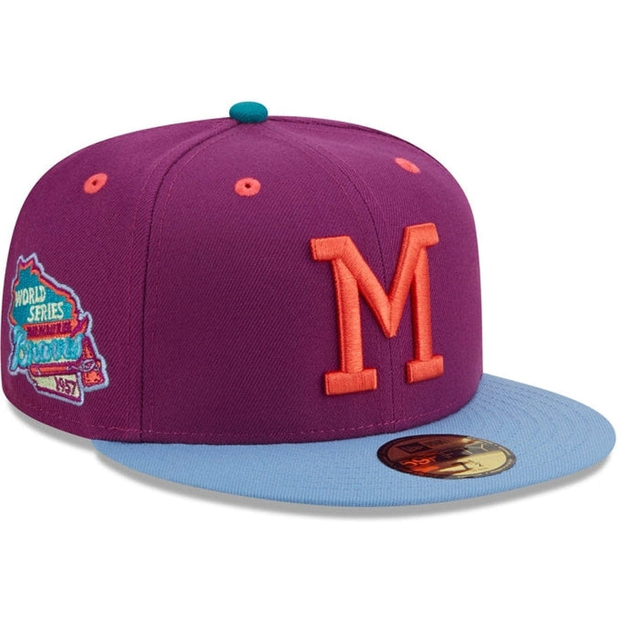New Era x Lids HD  Milwaukee Braves Main Stage 2022 59FIFTY Fitted Cap