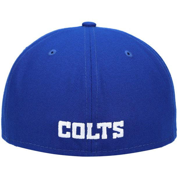 New Era Indianapolis Colts Logo Royal Blue Omaha 59FIFTY Fitted Hat