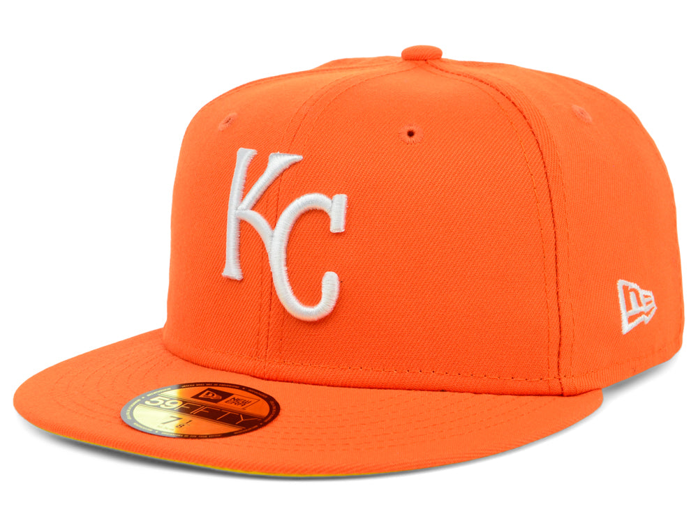 New Era x Lids HD  Kansas City Royals 2022 Candy Corn 59FIFTY Fitted Cap