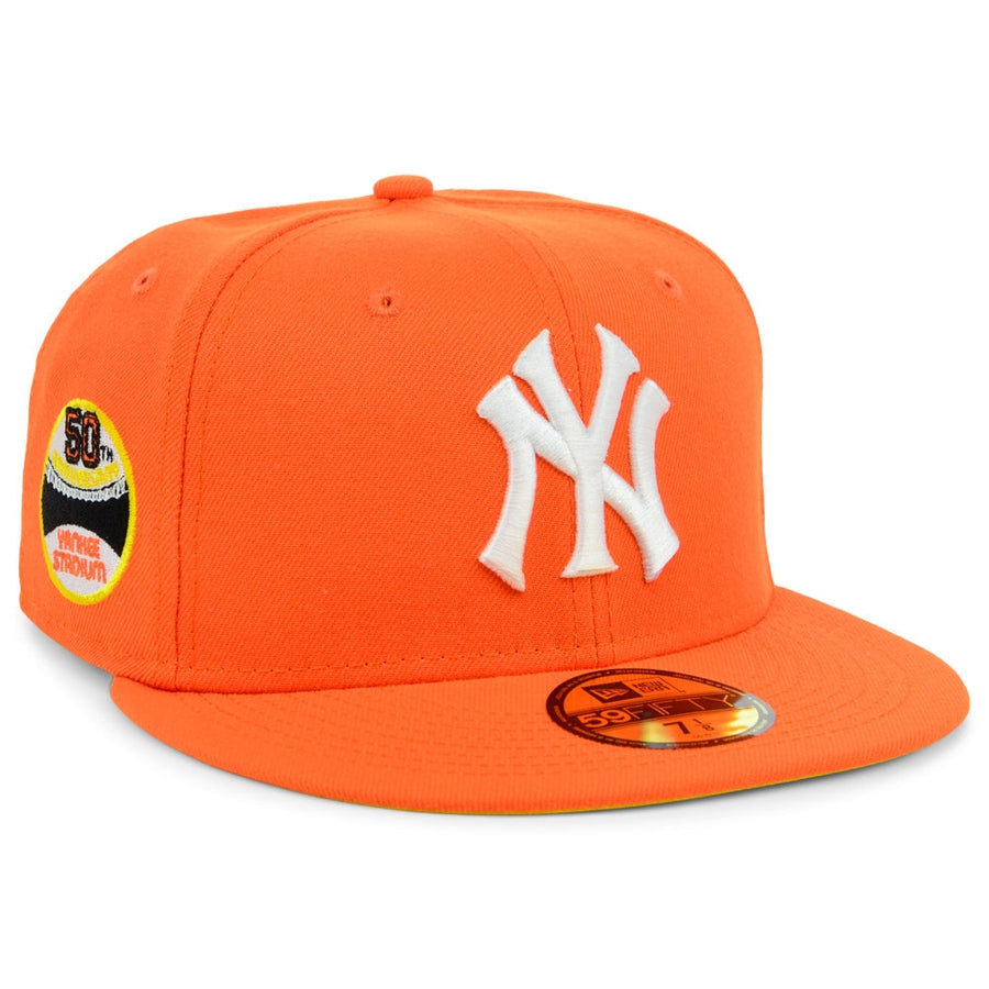 New Era x Lids HD  New York Yankees 50th Anniversary 2022 Candy Corn 59FIFTY Fitted Cap