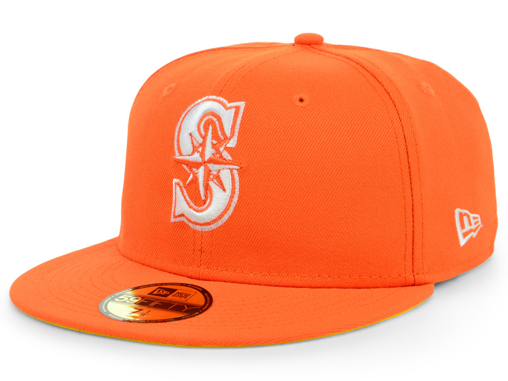 New Era x Lids HD  Seattle Mariners 2022 Candy Corn 59FIFTY Fitted Cap