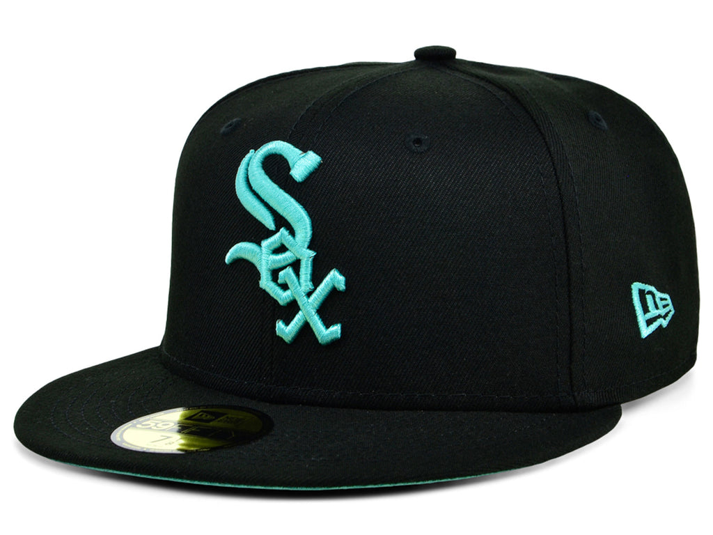 New Era x Lids HD Chicago White Sox Black/Mint 2022 59FIFTY Fitted Cap