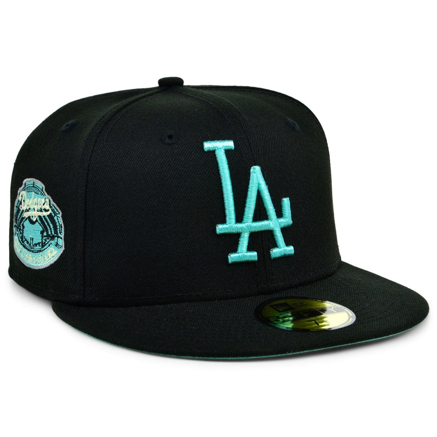 New Era x Lids HD Los Angeles Dodgers Black/Mint 2022 59FIFTY Fitted Cap