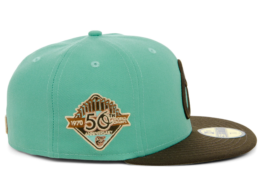 New Era x Lids HD  Baltimore Orioles Ice Cream Chocolate Mint 2022 59FIFTY Fitted Cap