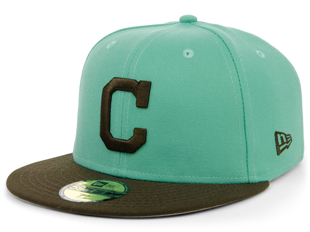 New Era x Lids HD  Cleveland Indians Ice Cream Chocolate Mint 2022 59FIFTY Fitted Cap