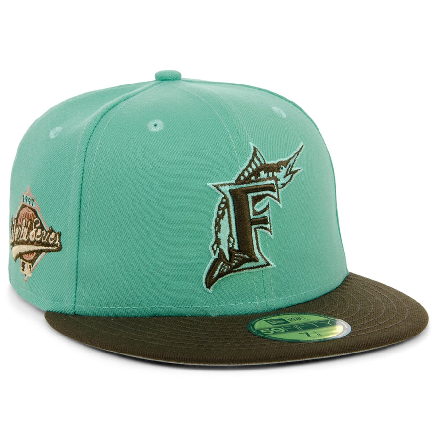 New Era x Lids HD  Florida Marlins Ice Cream Chocolate Mint 2022 59FIFTY Fitted Cap