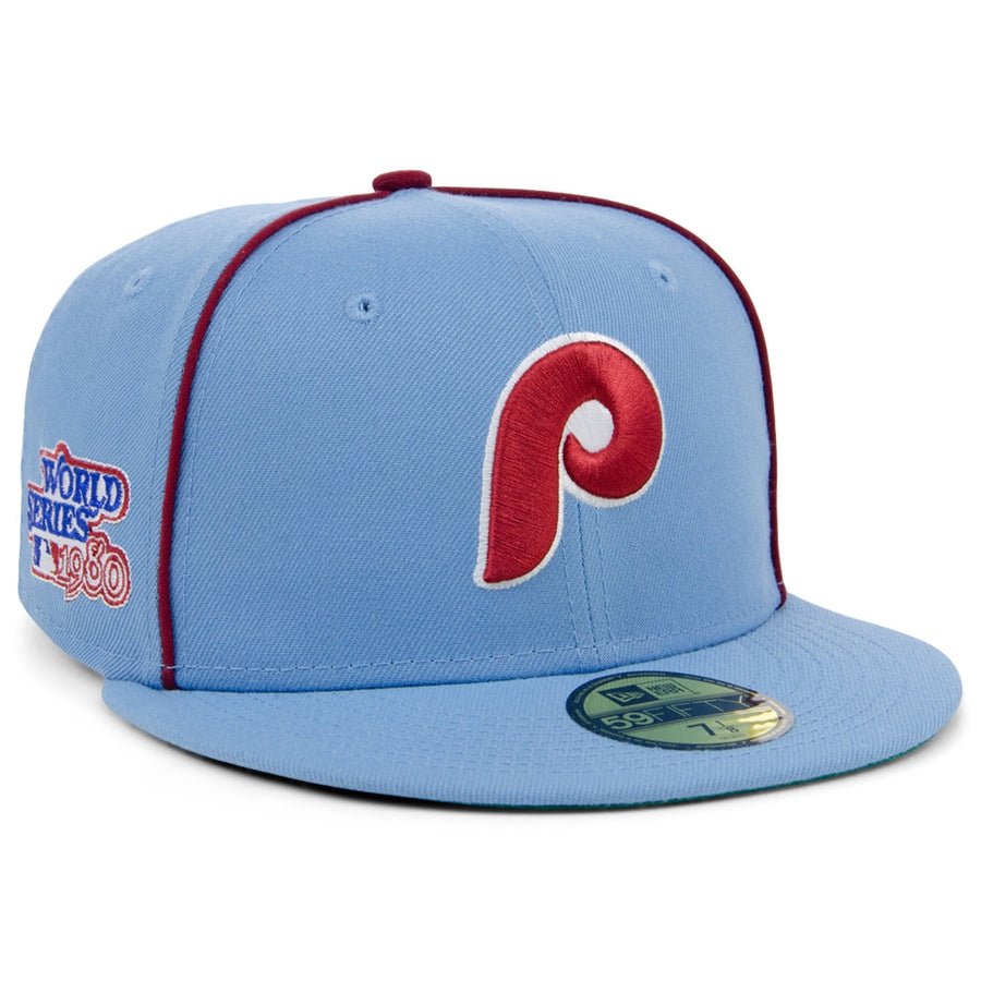 Lids Hat Drop Powder Blue Pipe Collection Tampa Bay Rays 7 3/8