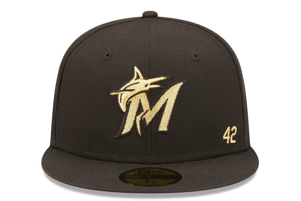 New Era x Lids HD Miami Marlins Thank You Jackie 2.0 59FIFTY Fitted Cap