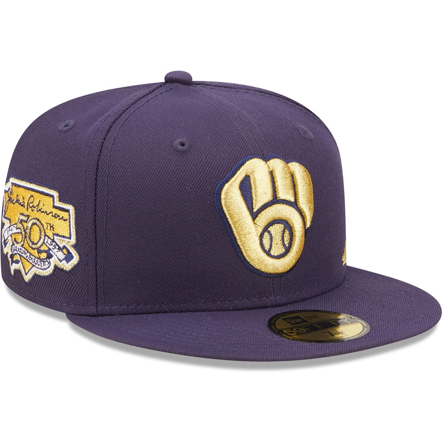 New Era x Lids HD Milwaukee Brewers Thank You Jackie 2.0 59FIFTY Fitted Cap