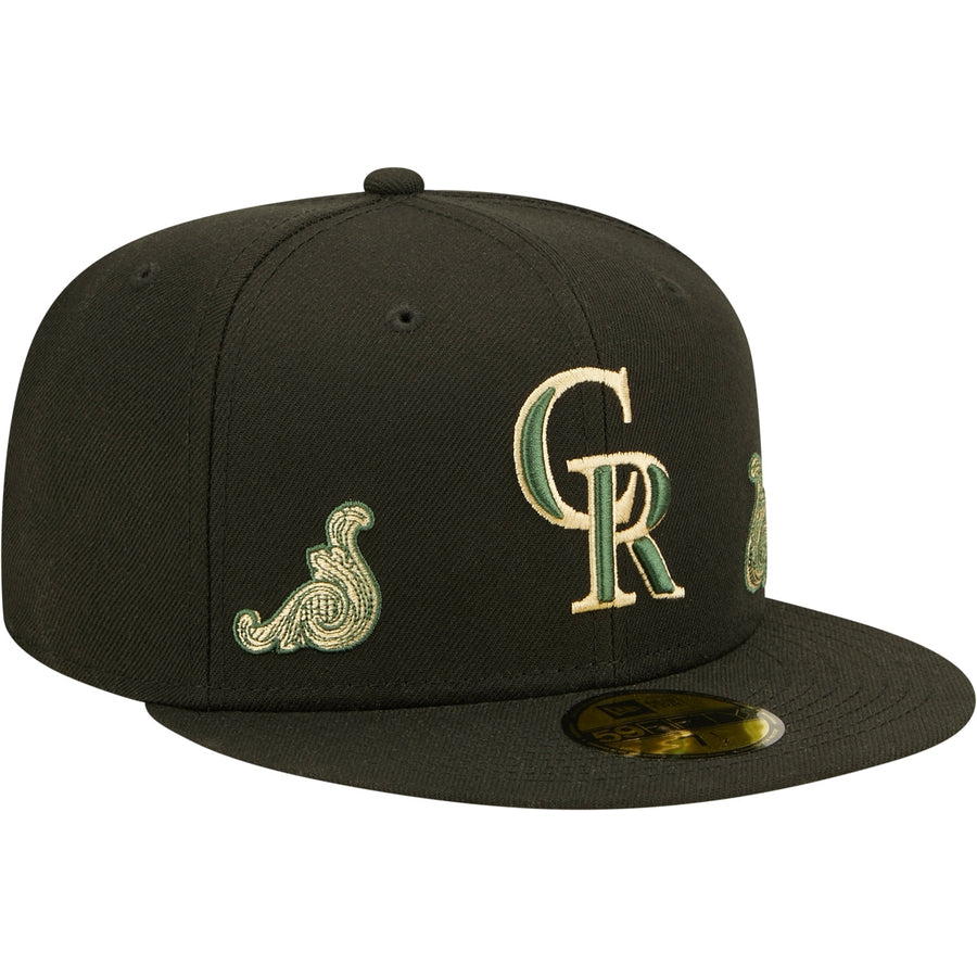 New Era x Lids HD  Colorado Rockies Cashed Check 2022 59FIFTY Fitted Cap