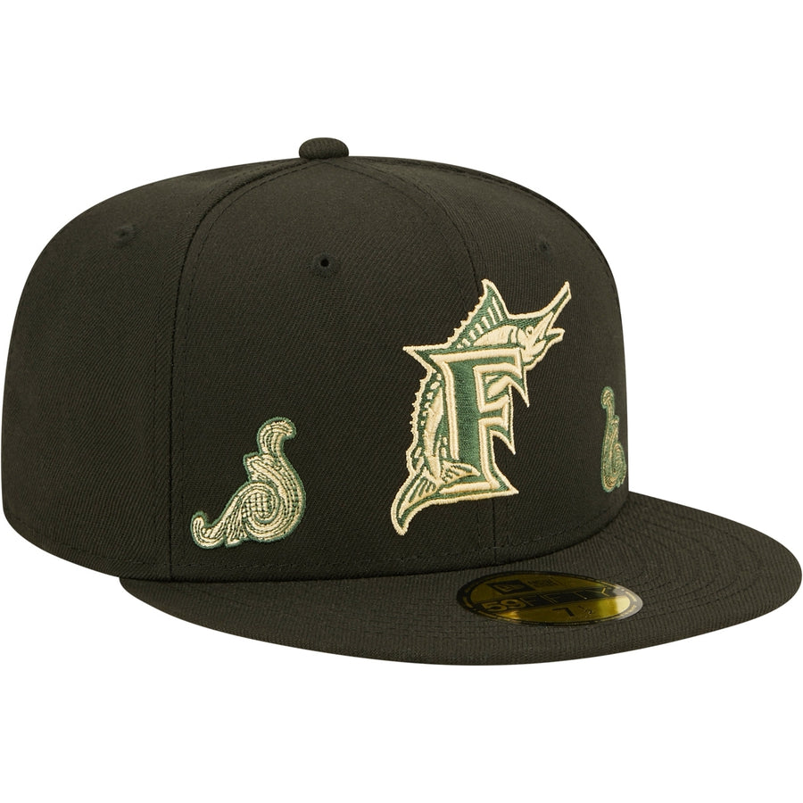 New Era x Lids HD  Florida Marlins Cashed Check 2022 59FIFTY Fitted Cap