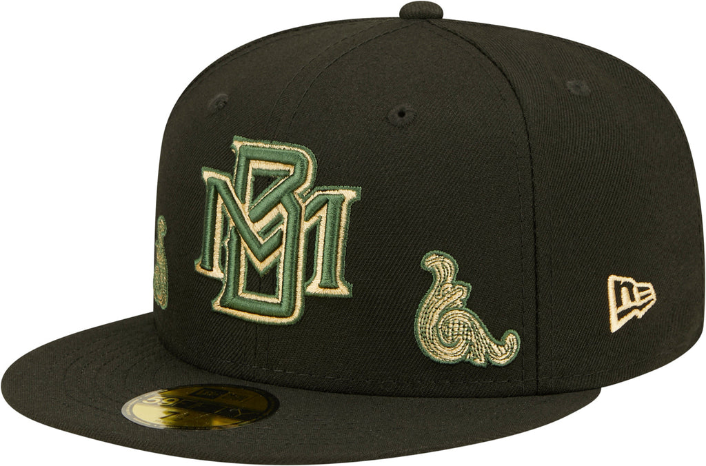 New Era x Lids HD  Milwaukee Brewers Cashed Check 2022 59FIFTY Fitted Cap