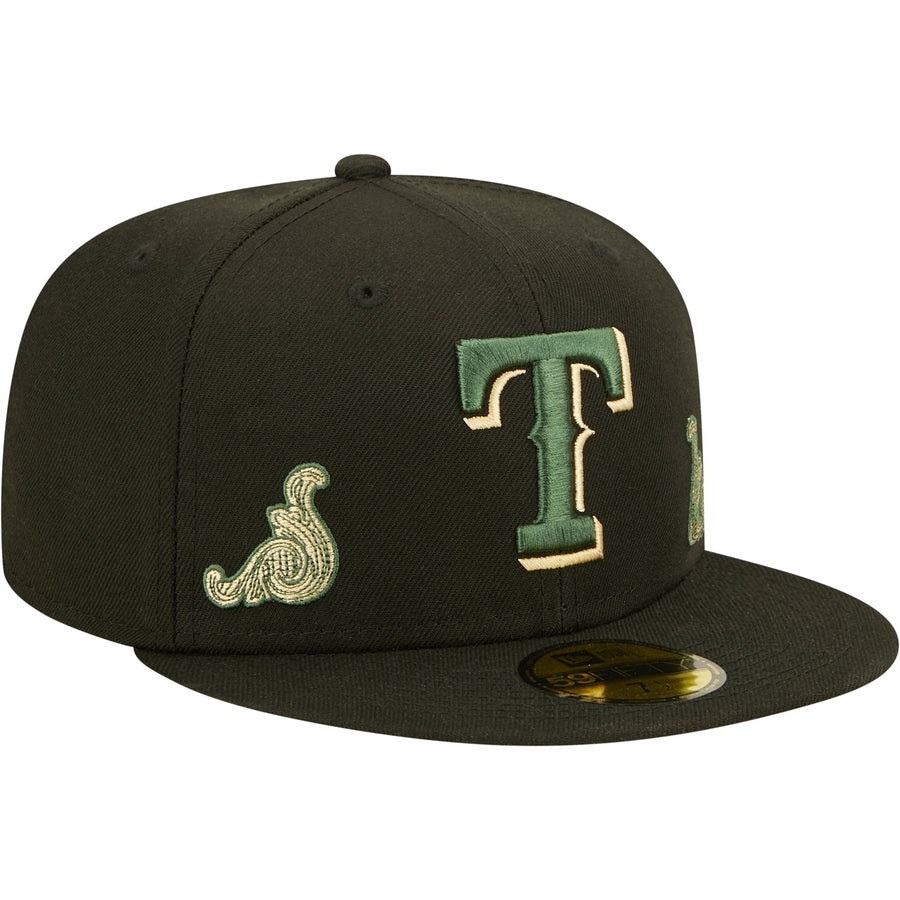New Era x Lids HD  Texas Rangers Cashed Check 2022 59FIFTY Fitted Cap