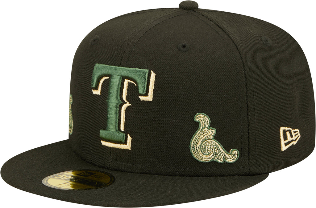 New Era x Lids HD  Texas Rangers Cashed Check 2022 59FIFTY Fitted Cap