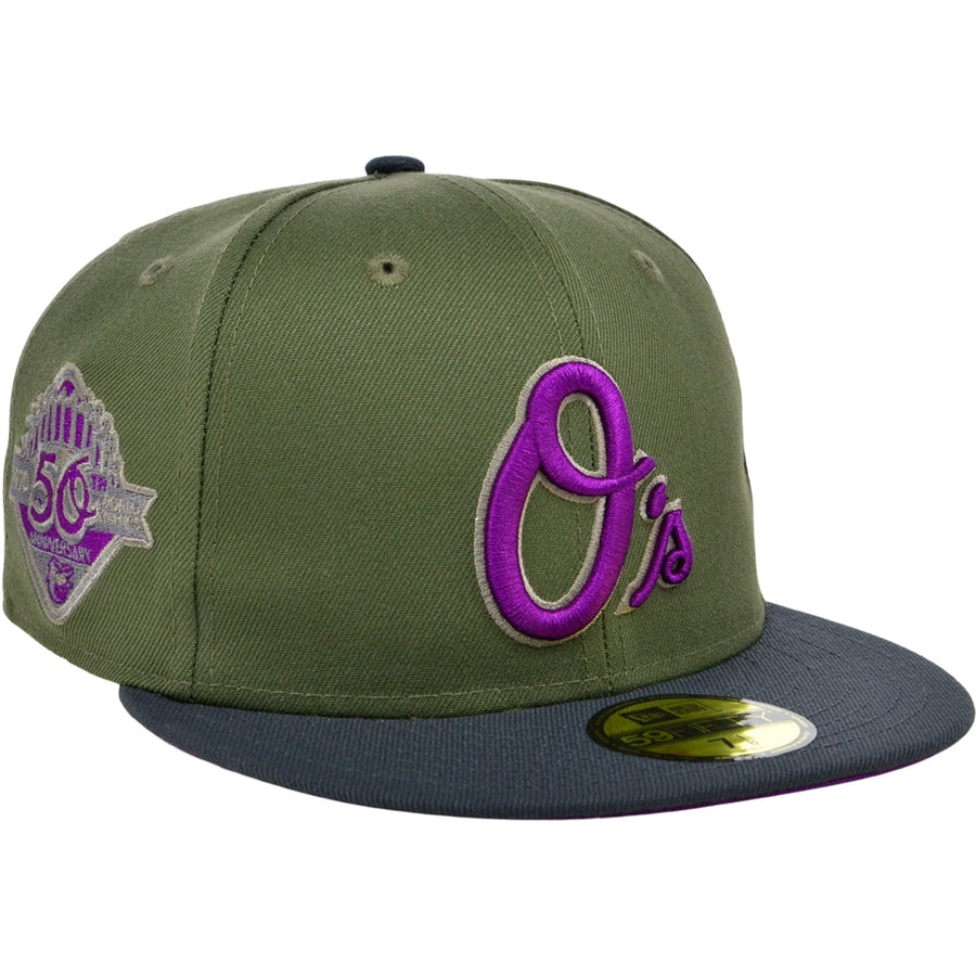 New Era x Lids HD  Baltimore Orioles Mossy Haze 2022 59FIFTY Fitted Cap