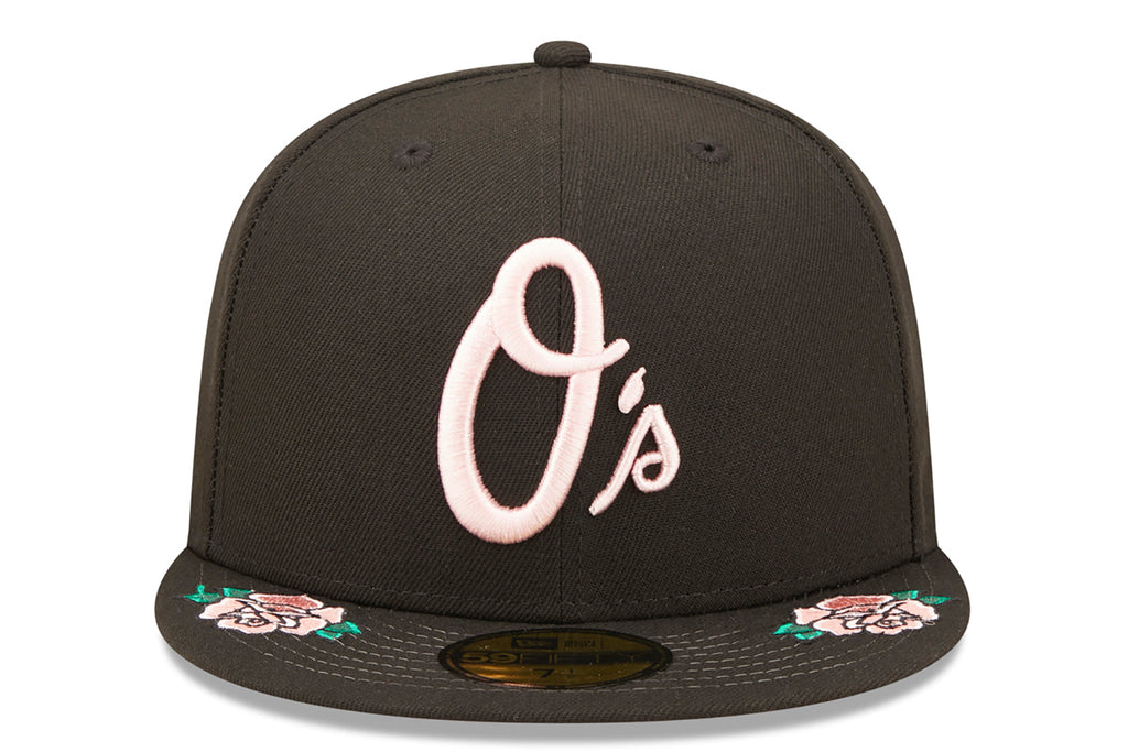 New Era x Lids HD Baltimore Orioles Double Rose 59FIFTY Fitted Cap