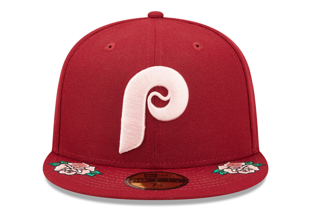 New Era x Lids HD Philadelphia Phillies Double Rose 59FIFTY Fitted Cap