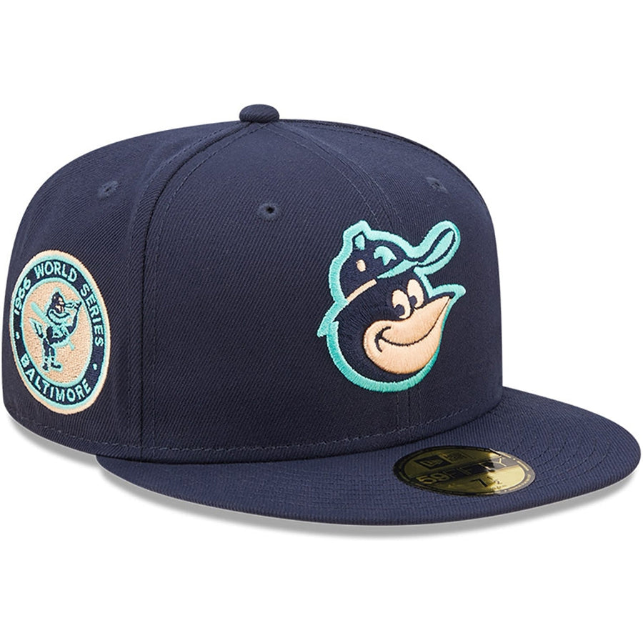 New Era x Lids HD  Baltimore Orioles Oceanside Peach 2022 59FIFTY Fitted Cap