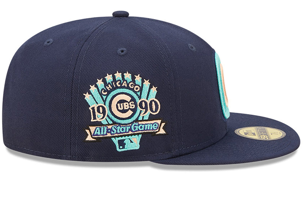 New Era x Lids HD  Chicago Cubs Oceanside Peach 2022 59FIFTY Fitted Cap