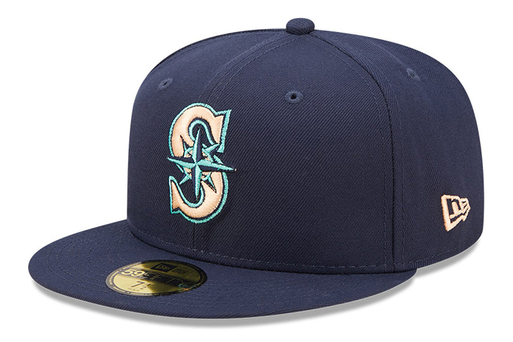 New Era x Lids HD  Seattle Mariners Oceanside Peach 2022 59FIFTY Fitted Cap