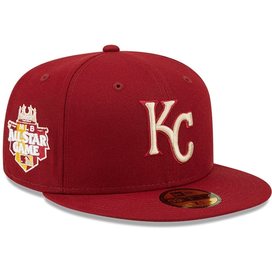 New Era x Lids HD  Kansas City Royals Cardinal Sunshine 2022 59FIFTY Fitted Cap