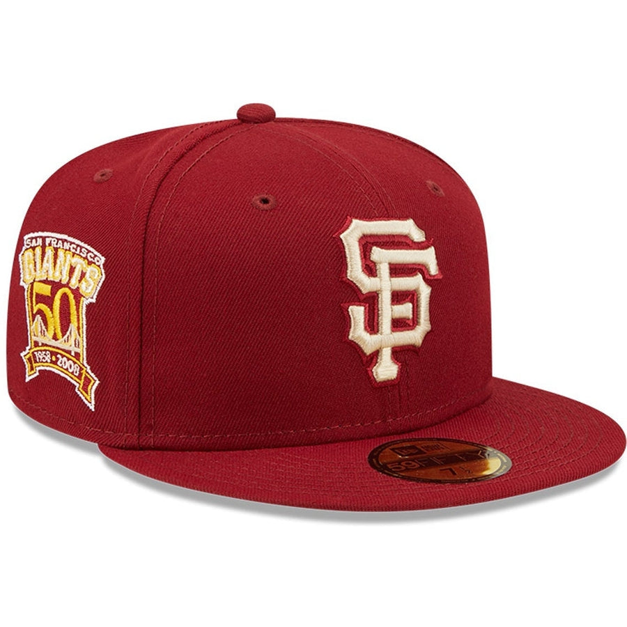 New Era x Lids HD  San Francisco Giants Cardinal Sunshine 2022 59FIFTY Fitted Cap