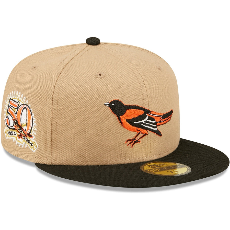 New Era x Lids HD  Baltimore Orioles Classic Camel 2022 59FIFTY Fitted Cap