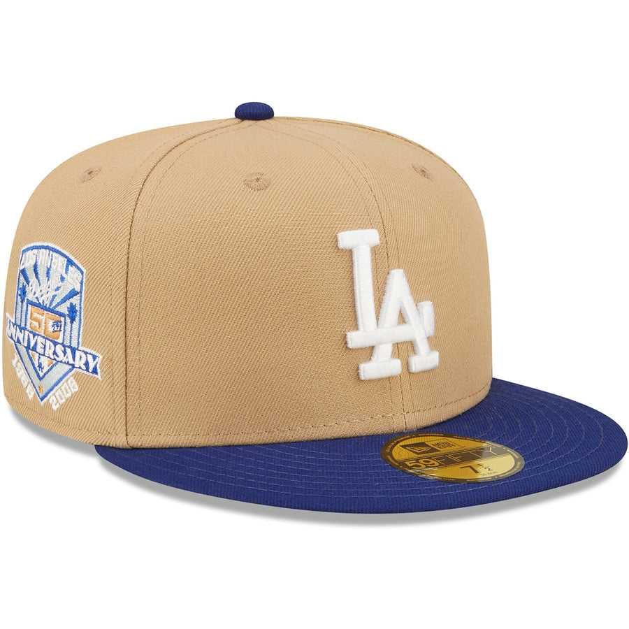 New Era x Lids HD  Los Angeles Dodgers Classic Camel 2022 59FIFTY Fitted Cap