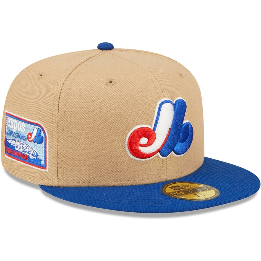 New Era x Lids HD Montreal Expos Classic Camel 2022 59FIFTY Fitted Cap