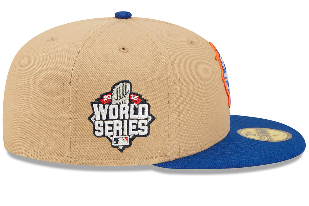 New Era x Lids HD  New York Mets Classic Camel 2022 59FIFTY Fitted Cap