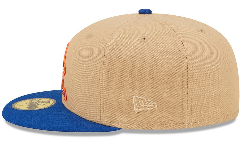 New Era x Lids HD  New York Mets Classic Camel 2022 59FIFTY Fitted Cap