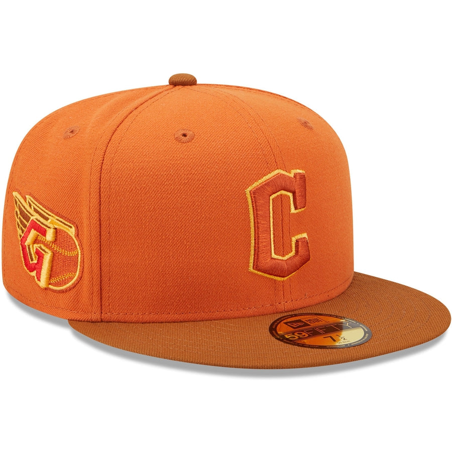 Lids HD x New Era Cleveland Guardians Old Fashioned 2022 59FIFTY Fitted Cap