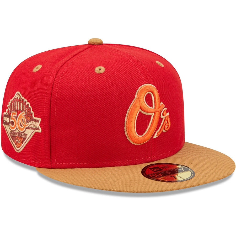 New Era x Lids HD Baltimore Orioles Red Rock 2022 59FIFTY Fitted Cap