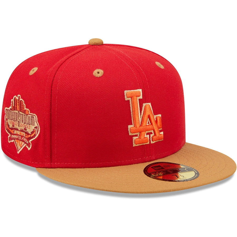 New Era x Lids HD  Los Angeles Dodgers Red Rock 2022 59FIFTY Fitted Cap