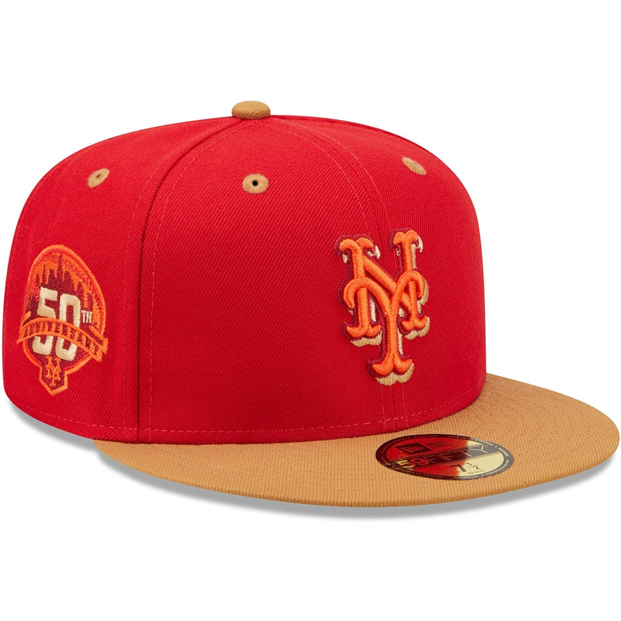 New Era x Lids HD  New York Mets Red Rock 2022 59FIFTY Fitted Cap