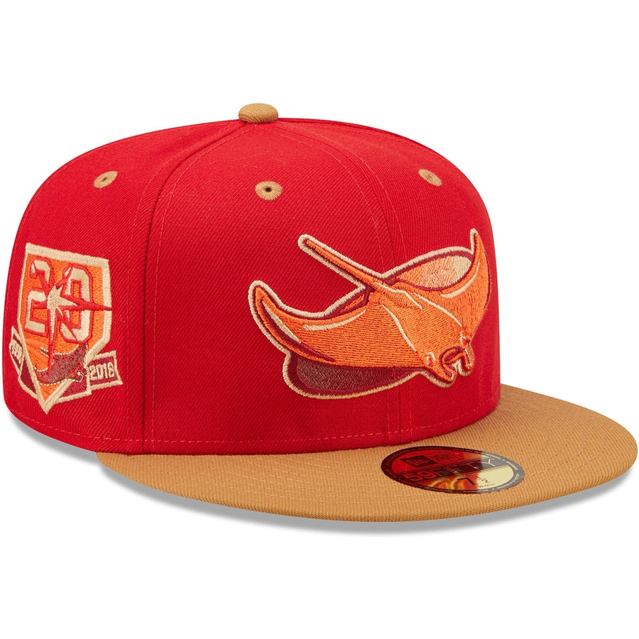 New Era x Lids HD  Tampa Bay Rays Red Rock 2022 59FIFTY Fitted Cap