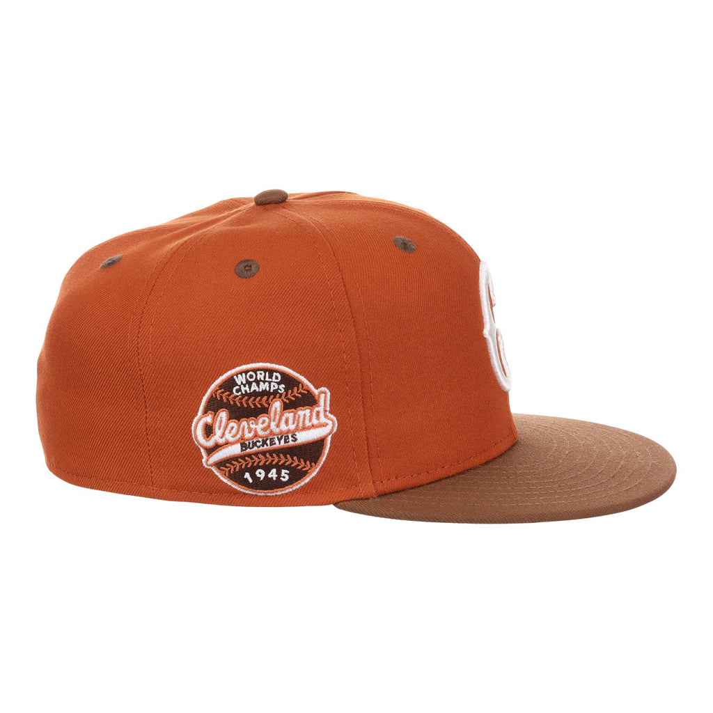 Ebbets Cleveland Buckeyes NLB Sandbag Fitted Hat