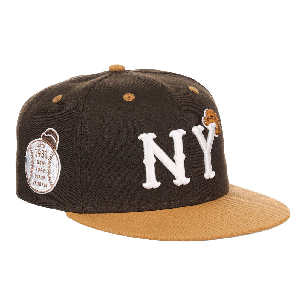 Ebbets New York Black Yankees NLB Sandbag Fitted Hat
