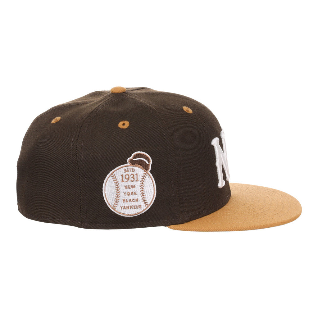 Ebbets New York Black Yankees NLB Sandbag Fitted Hat