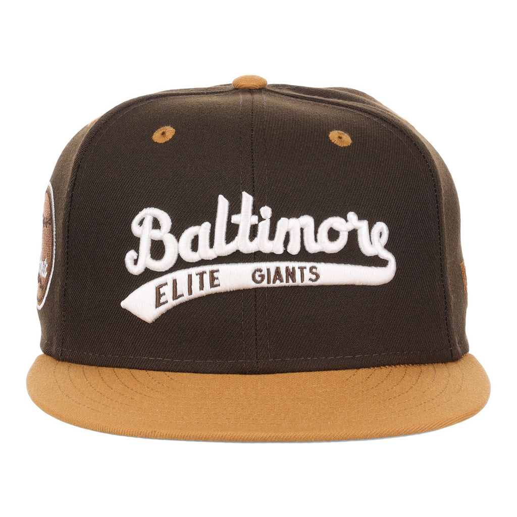 Ebbets Baltimore Elite Giants NLB Sandbag Fitted Hat