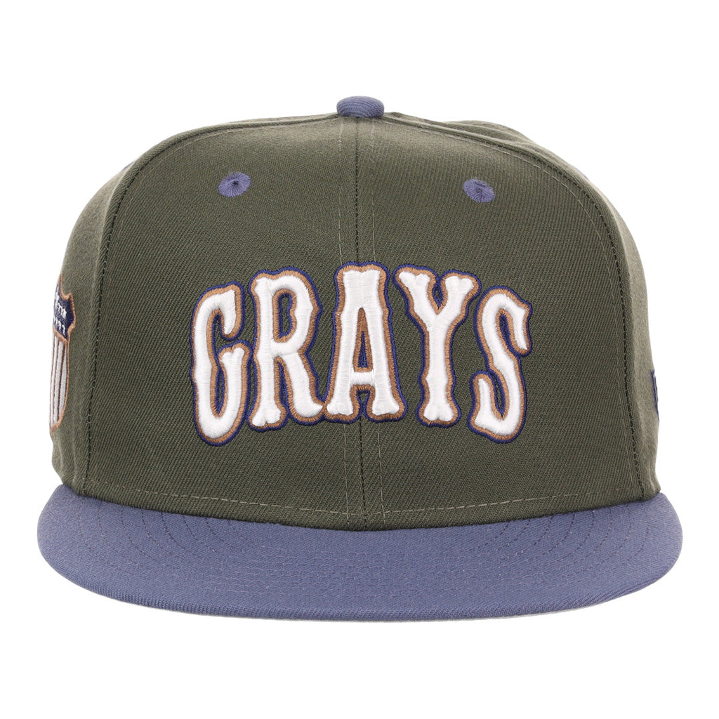 Ebbets Homestead Grays NLB Mossy Slate Fitted Hat