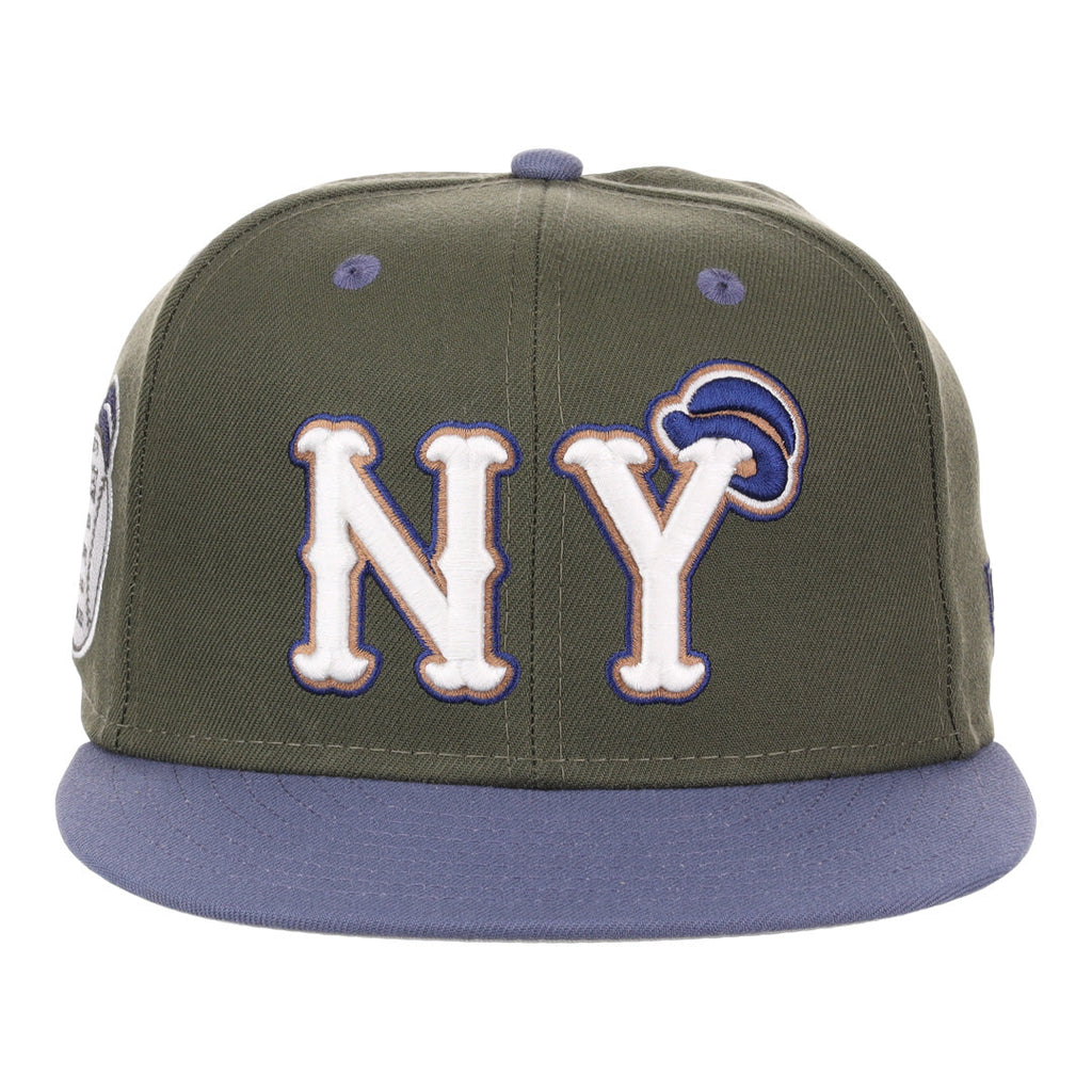 Ebbets New York Black Yankees NLB Mossy Slate Fitted Hat