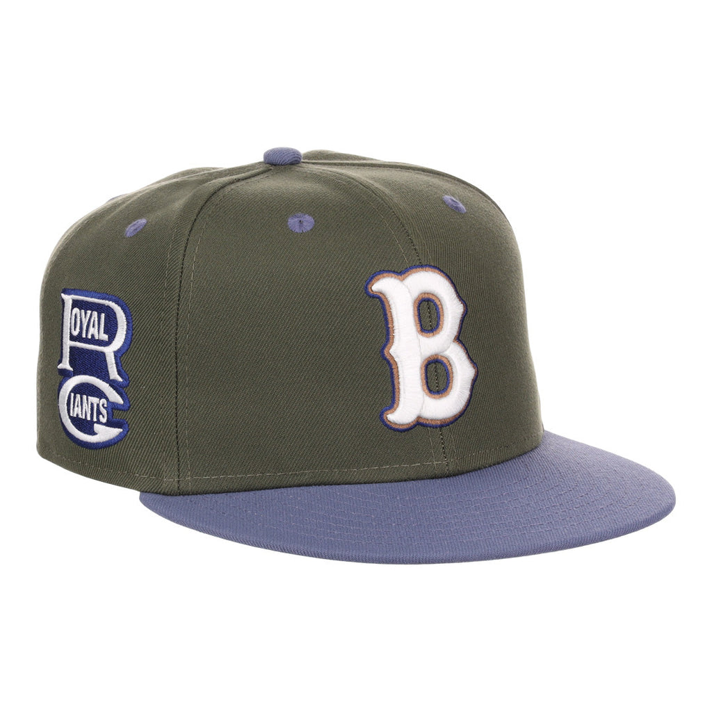 Ebbets Brooklyn Royal Giants NLB Mossy Slate Fitted Hat